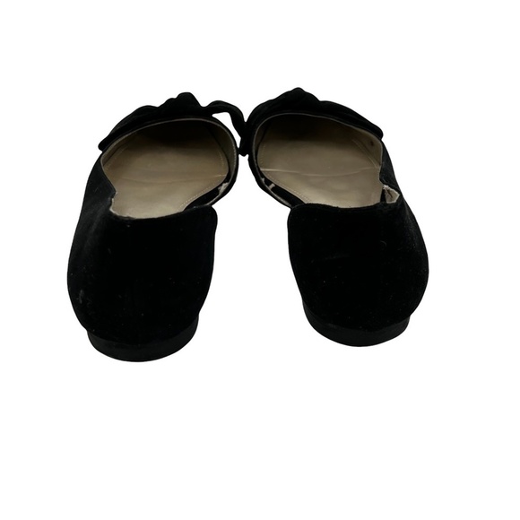 a.n.a Black Suede D’Orsay Pointed Toe Flats Size 7 Women’s - Picture 6 of 7